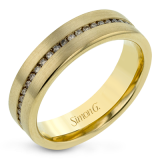 Simon G Men Ring 14k Gold (Yellow) 0.59 ct Diamond - LR2177-14K photo4