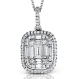 Simon G. Pendant 18k Gold (White) 0.57 ct Diamond - LP4317-18K photo