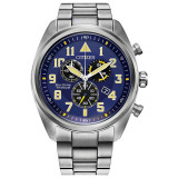 CITIZEN Eco-Drive Weekender Garrison Mens Watch Super Titanium - AT2480-57L photo