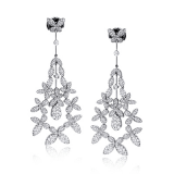 Simon G. Earring 18k Gold (White) 3.01 ct Diamond - LE4445-18K photo