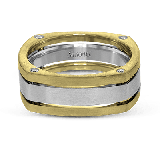 Simon G. Men Ring 18k Gold (White, Yellow) 0.15 ct Diamond - LG168-18K photo2
