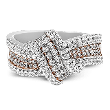 Simon G. Right Hand Ring 18k Gold (Rose, White) 0.72 ct Diamond - MR1428-18K photo2