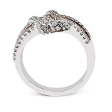 Simon G. Right Hand Ring 18k Gold (Rose, White) 0.72 ct Diamond - MR1428-18K photo3