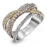 Simon G. Right Hand Ring 18k Gold (Rose, White, Yellow) 0.42 ct Diamond - MR1662-18K photo