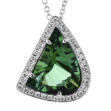 Simon G. Color Pendant 18k Gold (White) 2.38 ct Tourmaline 0.18 ct Diamond - LP4883-18KW photo