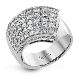 Simon G. Right Hand Ring 18k Gold (White) 3.16 ct Diamond - MR2892-18K photo
