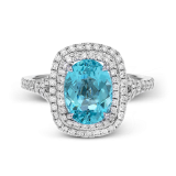 Simon G. Color Ring 18k Gold (White) 2.48 ct Paraiba Tourmaline 0.55 ct Diamond - MR2738-18K-S photo2