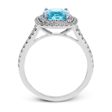 Simon G. Color Ring 18k Gold (White) 2.48 ct Paraiba Tourmaline 0.55 ct Diamond - MR2738-18K-S photo3