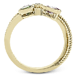 Simon G. Color Ring 18k Gold (Yellow) 0.58 ct Sapphire, Tsavorite 0.13 ct Diamond - LR2414-18K photo3