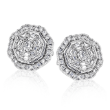 Simon G. Earring 18k Gold (White) 1.78 ct Diamond - LE4564-18K photo