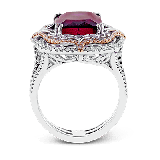 Simon G. Color Ring 18k Gold (Rose, White) 7.03 ct Rubellite 0.67 ct Diamond - MR2731-18K-S photo3