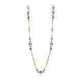 Simon G. Necklace 18k Gold (White, Yellow) 1 ct Diamond - CH112-Y-18K photo