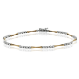 Simon G. Bracelet 18k Gold (Rose, White) 0.84 ct Diamond - LB2158-R-18K photo