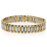 Simon G. Gent Bracelet 18k Gold (White, Yellow) - LB2205-18K photo