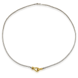 Simon G. Necklace 18k Gold (White, Yellow) 3.29 ct Diamond - LP4527-18K2T photo