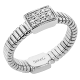 Simon G. Right Hand Ring 18k Gold (White) 0.13 ct Diamond - LR2966-18KW photo