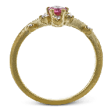 Simon G. Color Ring 18k Gold (White) 0.28 ct Spinel 0.09 ct Diamond - LR2519-Y-18K photo3