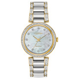 CITIZEN Eco-Drive Quartz Crystal Ladies Watch Stainless Steel - EM0844-58D photo