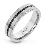 Simon G Men Ring Platinum (Black, White) 0.58 ct Diamond - LR2176-PT photo