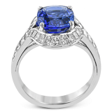 Simon G. Color Ring 18k Gold (White) 3.54 ct Sapphire 1.65 ct Diamond - LR3014-18KW photo2