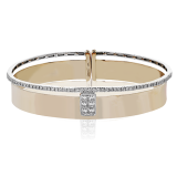 Simon G. Bangle 18k Gold (Rose, White) 0.82 ct Diamond - LB2405-18KWR photo