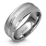 Simon G. Men Ring Platinum (White) - LG118-PT photo