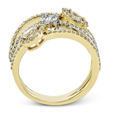 Simon G. Right Hand Ring 18k Gold (White, Yellow) 0.69 ct Diamond - LR2304-18K photo3