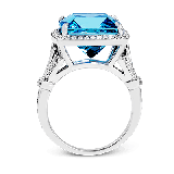 Simon G. Color Ring 18k Gold (White) 9.57 ct Aquamarine 0.68 ct Diamond - TR607-18K-S photo3