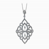 Simon G. 18k White Gold Diamond Pendant - DP202 photo