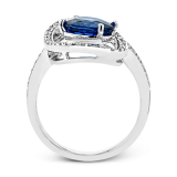 Simon G. Color Ring 18k Gold (White) 2.04 ct Tanzanite 0.38 ct Diamond - MR3023-18K-S photo3