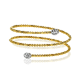 Simon G. Bangle 18k Gold (White, Yellow) 0.3 ct Diamond - LB2165-Y-18K photo