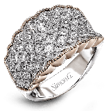 Simon G. Right Hand Ring 18k Gold (Rose, White) 3.18 ct Diamond - MR2349-18K photo