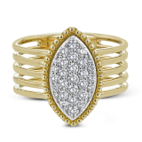 Simon G. Right Hand Ring 18k Gold (White, Yellow) 0.49 ct Diamond - LR2561-18K photo2