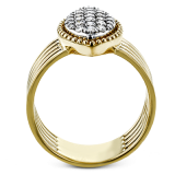 Simon G. Right Hand Ring 18k Gold (White, Yellow) 0.49 ct Diamond - LR2561-18K photo3