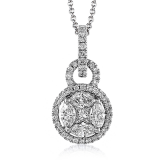 Simon G. Pendant 18k Gold (White) 0.59 ct Diamond - MP1507-18K photo