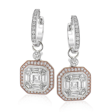 Simon G. Earring 18k Gold (Rose, White) 2.49 ct Diamond - ME2060-18KWR photo