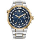 CITIZEN Eco-Drive Quartz Endeavor Mens Watch Stainless Steel - BJ7144-52L photo