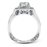 Simon G. 0.60 ctw Halo 18k White Gold Round Cut Engagement Ring - NR109-W-18KS photo3