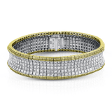 Simon G. Bracelet 18k Gold (White, Yellow) 20.63 ct Diamond - MB1720-18KWY photo