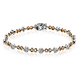 Simon G. Bracelet 18k Gold (Rose, White) 1.19 ct Diamond - LB2197-18K photo