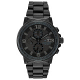 CITIZEN Eco-Drive Quartz Nighthawk Mens Watch Stainless Steel - CA0295-58E photo