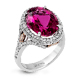 Simon G. Color Ring 18k Gold (Rose, White) 7.55 ct Rubellite 0.71 ct Diamond - MR2717-18K-S photo