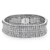 Simon G. Bracelet 18k Gold (White) 26.97 ct Diamond - MB1726-18K photo