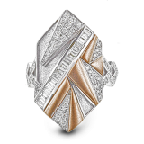 Simon G. Right Hand Ring 18k Gold (Rose, White) 0.96 ct Diamond - LR2663-18K photo2