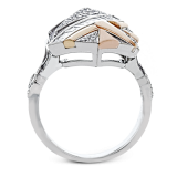Simon G. Right Hand Ring 18k Gold (Rose, White) 0.96 ct Diamond - LR2663-18K photo3