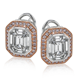 Simon G. Earring 18k Gold (Rose, White) 2.48 ct Diamond - ME1749-18KRW photo