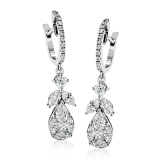 Simon G. Earring 18k Gold (White) 1.35 ct Diamond - LP4416-18K photo