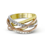 Simon G. Right Hand Ring 18k Gold (Rose, White, Yellow) 0.48 ct Diamond - MR1854-18K photo2