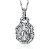 Simon G. Pendant 18k Gold (White) 0.83 ct Diamond - LP4353-18K photo