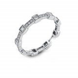 Simon G. 18k White Gold Diamond Ring - MR1984 photo